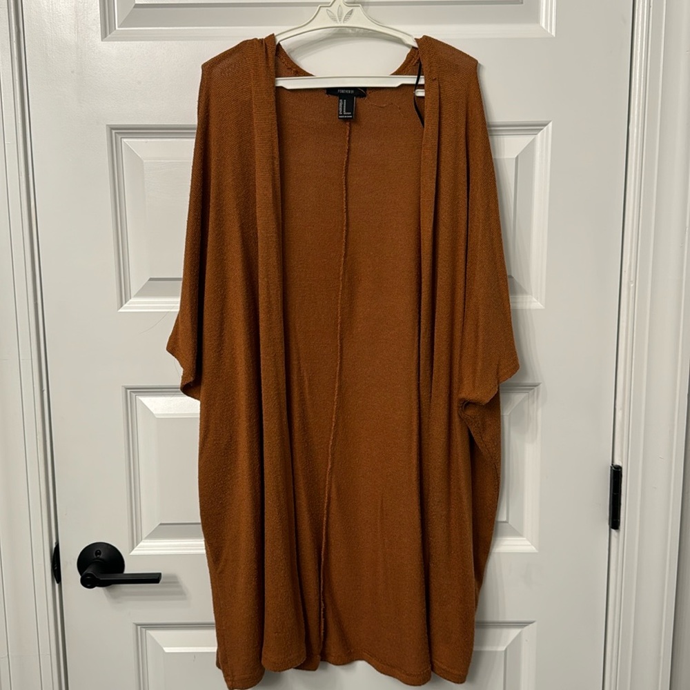 F21 warm, brown cardigan